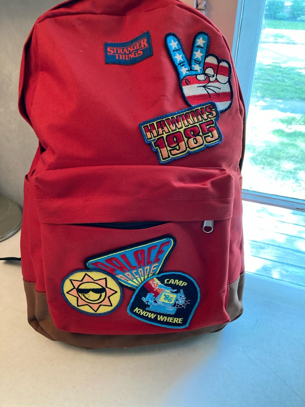 Stranger Things  Backpack with Patch Appliqués